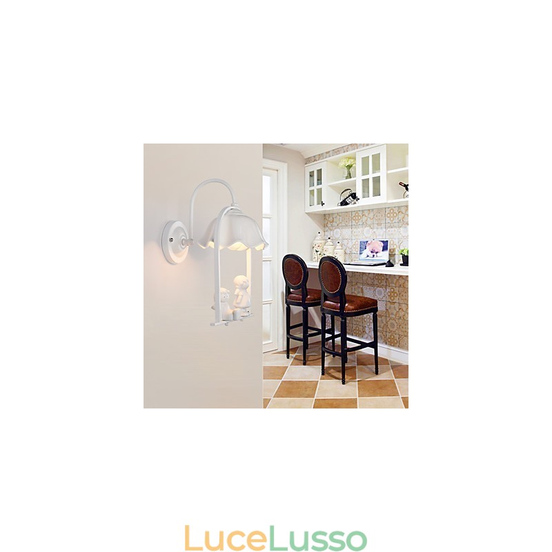 Moderna pittura contemporanea caratteristica per la protezione degli occhi luce ambientale applique da parete luce da parete