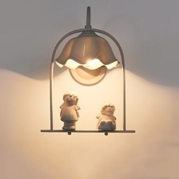 Moderna pittura contemporanea caratteristica per la protezione degli occhi luce ambientale applique da parete luce da parete