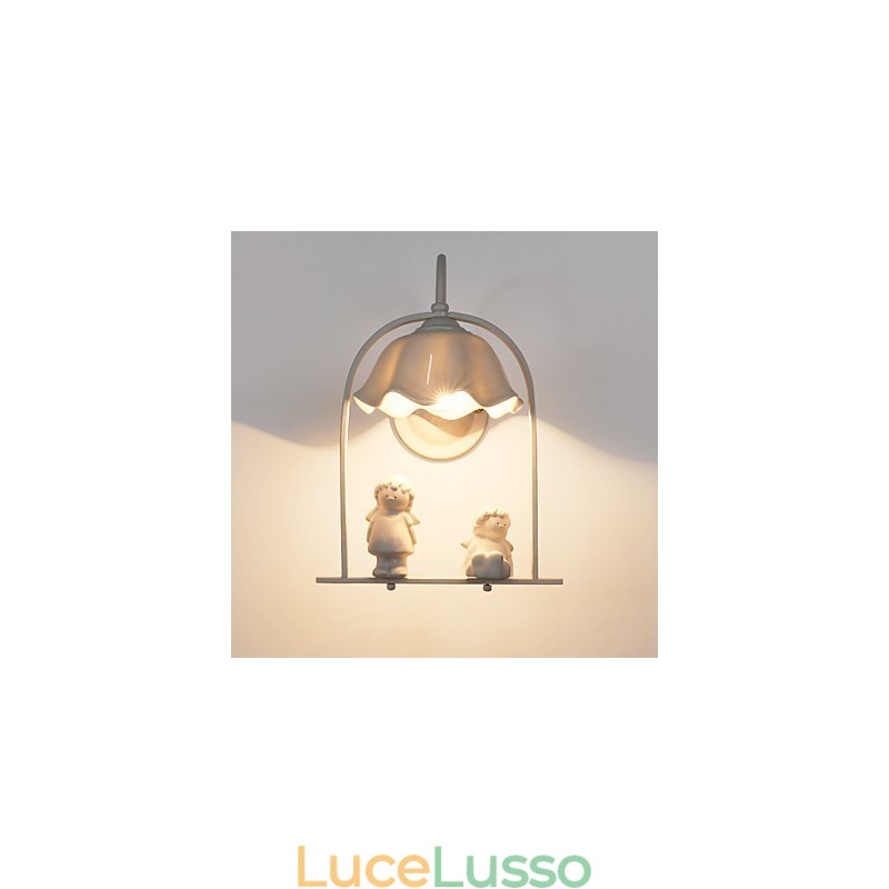 Moderna pittura contemporanea caratteristica per la protezione degli occhi luce ambientale applique da parete luce da parete