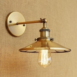 Rustic Lodge Country Retro Elettrolitico Caratteristica per Mini Stile Applique da Parete con Luce Ambientale