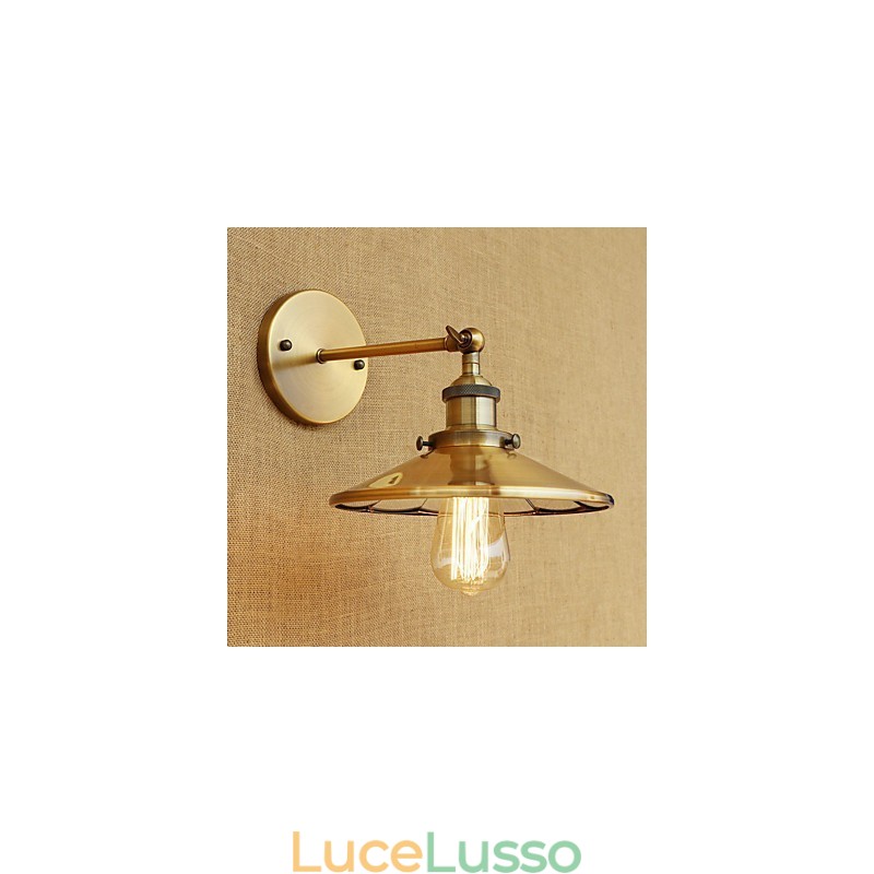 Rustic Lodge Country Retro Elettrolitico Caratteristica per Mini Stile Applique da Parete con Luce Ambientale