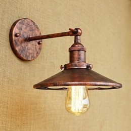 Rustic Lodge Country Retro Elettrolitico Caratteristica per Mini Stile Applique da Parete con Luce Ambientale