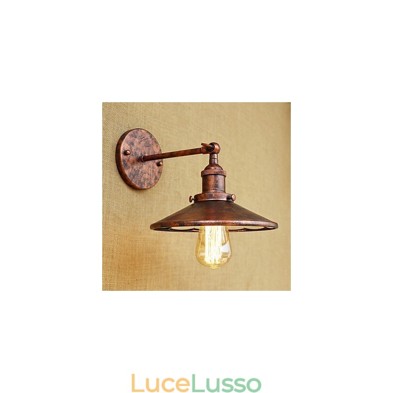 Rustic Lodge Country Retro Elettrolitico Caratteristica per Mini Stile Applique da Parete con Luce Ambientale