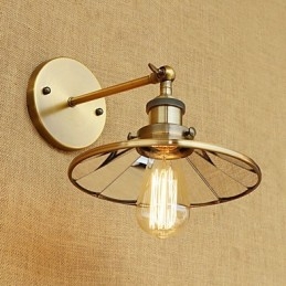 Rustic Lodge Country Retro Elettrolitico Caratteristica per Mini Stile Applique da Parete con Luce Ambientale