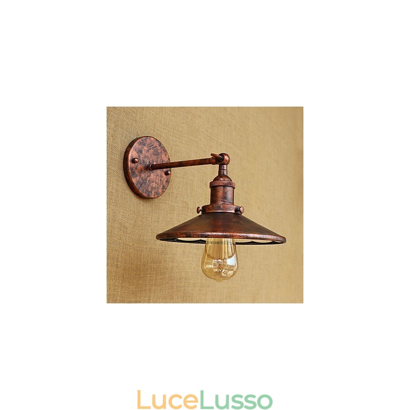 Rustic Lodge Country Retro Elettrolitico Caratteristica per Mini Stile Applique da Parete con Luce Ambientale
