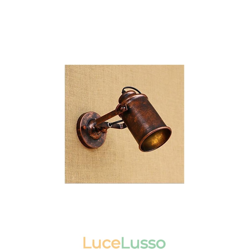 Pittura rustica retrò in stile lodge, caratteristica per la protezione degli occhi in stile mini, luce ambientale da parete