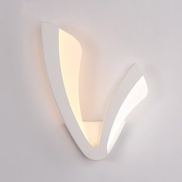 Moderne applique da parete in stile semplicità illuminazione acrilica soggiorno corridoio camera da letto camere d'albergo lampada da comodino
