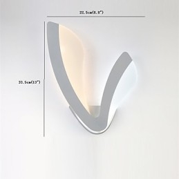 Moderne applique da parete in stile semplicità illuminazione acrilica soggiorno corridoio camera da letto camere d'albergo lampada da comodino