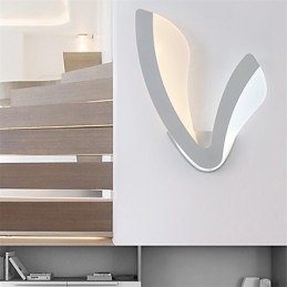 Moderne applique da parete in stile semplicità illuminazione acrilica soggiorno corridoio camera da letto camere d'albergo lampada da comodino