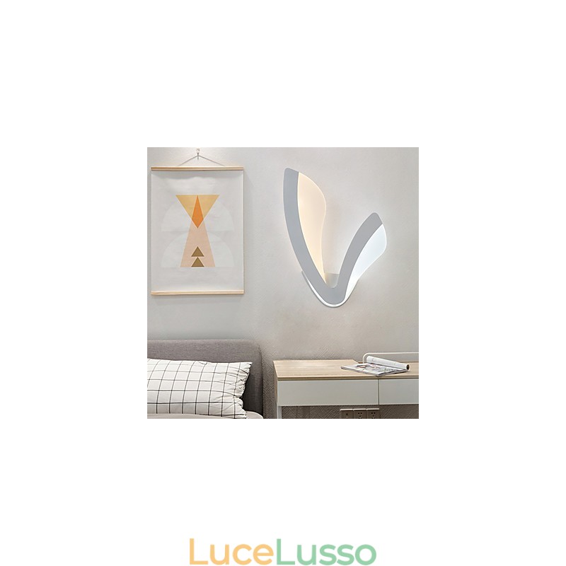 Moderne applique da parete in stile semplicità illuminazione acrilica soggiorno corridoio camera da letto camere d'albergo lampada da comodino