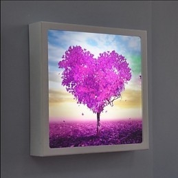 Pittura moderna contemporanea integrata, caratteristica moderna contemporanea per applique da parete con luce ambientale