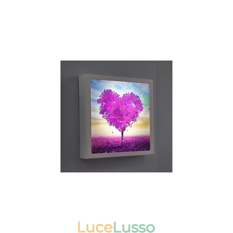 Pittura moderna contemporanea integrata, caratteristica moderna contemporanea per applique da parete con luce ambientale