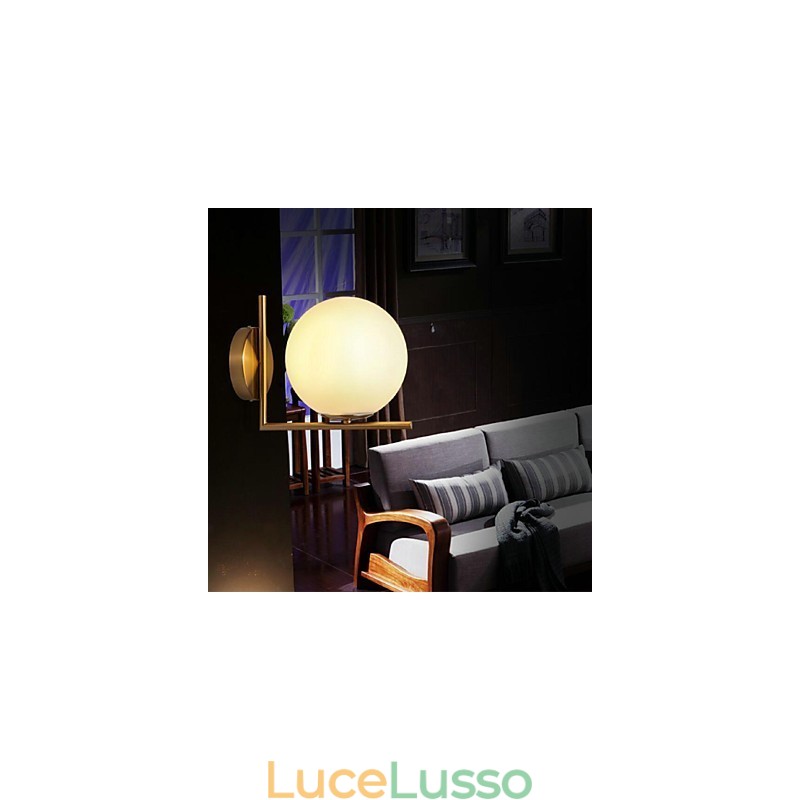Applique da parete rustica in stile Lodge Country elettrolitica per mini applique da parete con luce ambientale