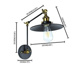 Rustic Lodge Tradizionale Classico Dipinto Caratteristica per Applique Downlight Applique