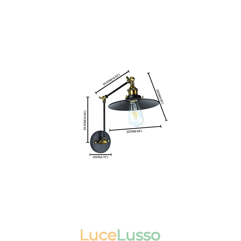 Rustic Lodge Tradizionale Classico Dipinto Caratteristica per Applique Downlight Applique