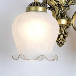 Moderna caratteristica contemporanea galvanizzata per lampade da parete con protezione degli occhi a braccio oscillante
