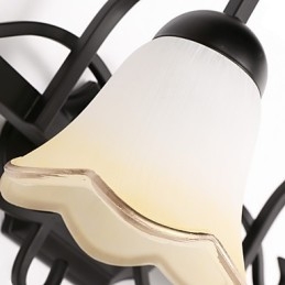 Rustic Lodge elettrolitico Caratteristica per illuminazione da parete per bagno Downlight