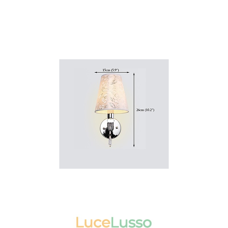 Moderno Contemporaneo Paese Elettroplaccato Caratteristica per Applique da Parete Luce Ambientale Applique da Parete