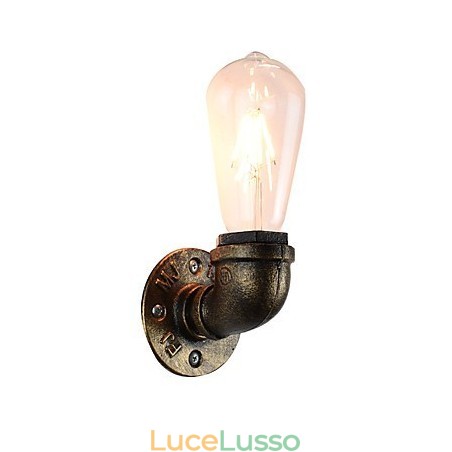 Applique da parete rustica in ottone antico tradizionale classico per luce ambientale Applique da parete rustica in ottone antico tradizionale classico per luce ambientale