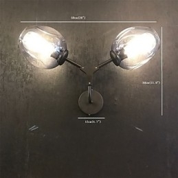 Applique da parete in stile rustico, stile retrò, stile vintage, per illuminazione ambientale in stile mini