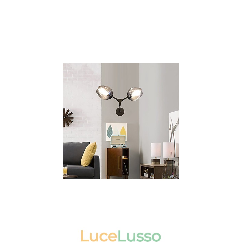 Applique da parete in stile rustico, stile retrò, stile vintage, per illuminazione ambientale in stile mini