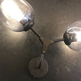 Applique da parete in stile rustico, stile retrò, stile vintage, per illuminazione ambientale in stile mini