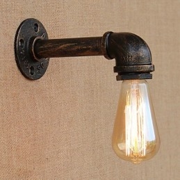 Caratteristica della pittura retrò country per applique da parete con luce ambientale a braccio oscillante in stile mini