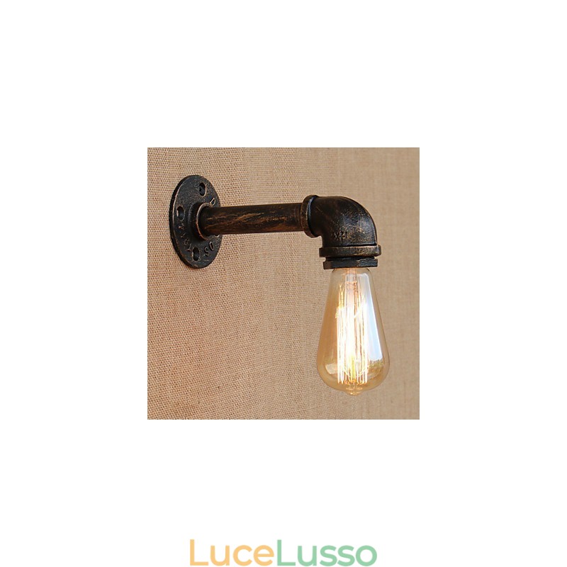 Caratteristica della pittura retrò country per applique da parete con luce ambientale a braccio oscillante in stile mini