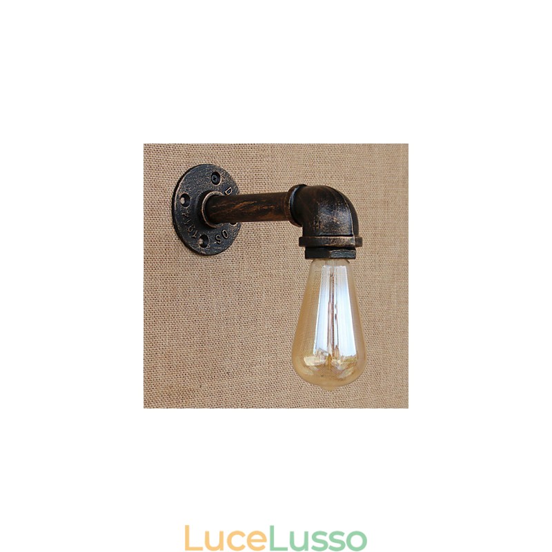 Caratteristica della pittura retrò country per applique da parete con luce ambientale a braccio oscillante in stile mini