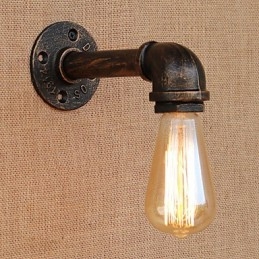 Caratteristica della pittura retrò country per applique da parete con luce ambientale a braccio oscillante in stile mini