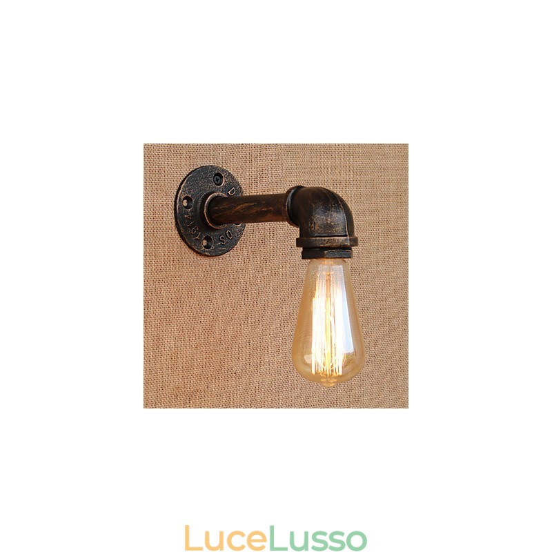 Caratteristica della pittura retrò country per applique da parete con luce ambientale a braccio oscillante in stile mini