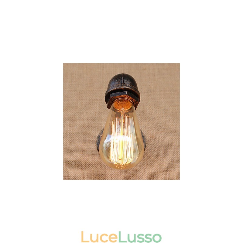 Caratteristica della pittura retrò country per applique da parete con luce ambientale a braccio oscillante in stile mini