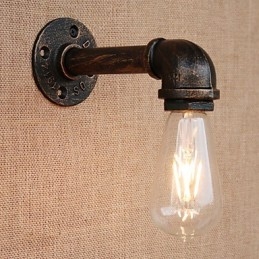 Caratteristica della pittura retrò country per applique da parete con luce ambientale a braccio oscillante in stile mini