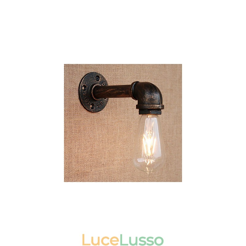 Caratteristica della pittura retrò country per applique da parete con luce ambientale a braccio oscillante in stile mini
