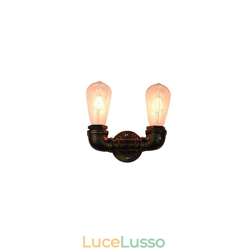 Rustic Lodge Tradizionale Classico Ottone Antico Caratteristica per Luci da Parete Luce Ambientale Applique