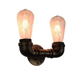 Rustic Lodge Tradizionale Classico Ottone Antico Caratteristica per Luci da Parete Luce Ambientale Applique
