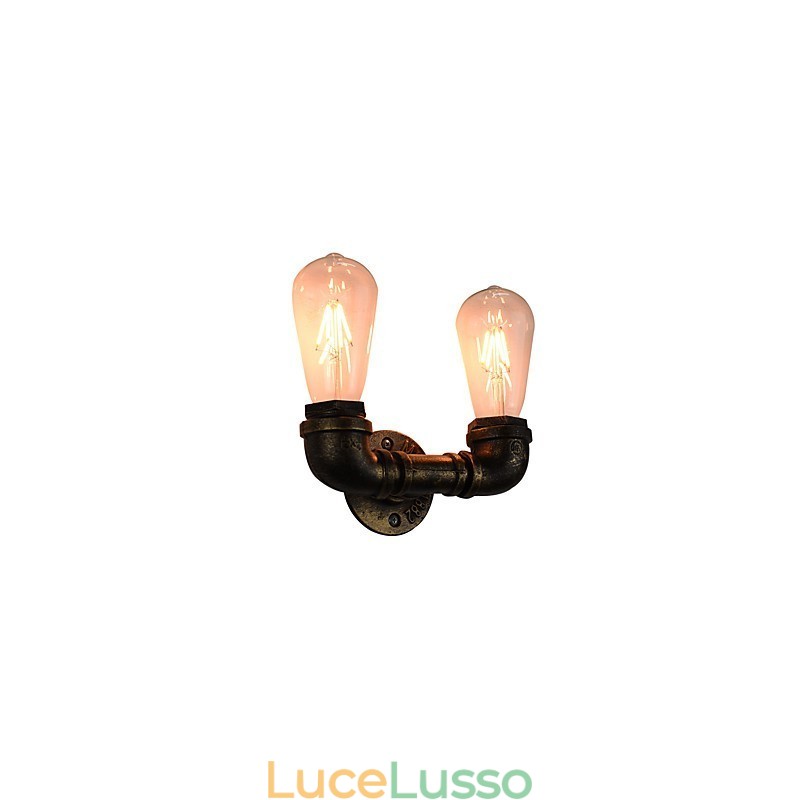 Rustic Lodge Tradizionale Classico Ottone Antico Caratteristica per Luci da Parete Luce Ambientale Applique