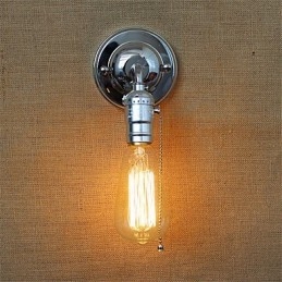 Lampada da parete Edison retrò Loft Luci da parete per camera da letto per casa Su e Giù Rustico Industriale Testa singola Corridoio Salotto Mini Decor Parete