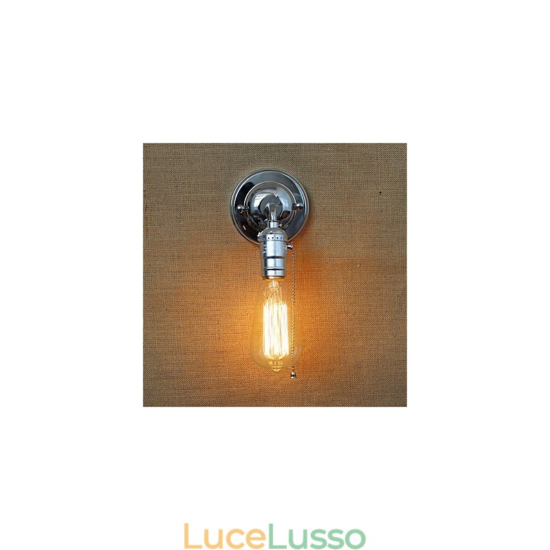 Lampada da parete Edison retrò Loft Luci da parete per camera da letto per casa Su e Giù Rustico Industriale Testa singola Corridoio Salotto Mini Decor Parete