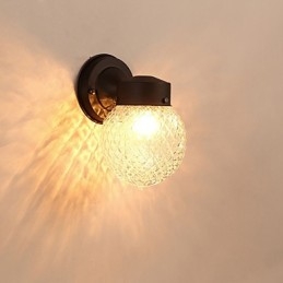 Applique da parete moderna contemporanea finitura ossido nero caratteristica per applique da parete in stile mini luce ambientale