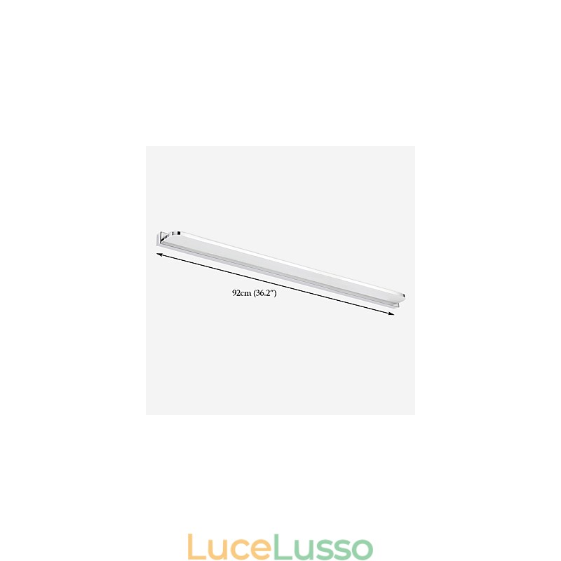 Lampada da parete per illuminazione da bagno moderna e contemporanea elettrolitica integrata per luce ambientale