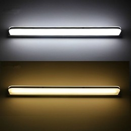 Lampada da parete per illuminazione da bagno moderna e contemporanea elettrolitica integrata per luce ambientale