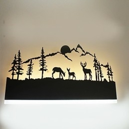 Funzionalità integrata per applique da parete con luce ambientale Applique da parete