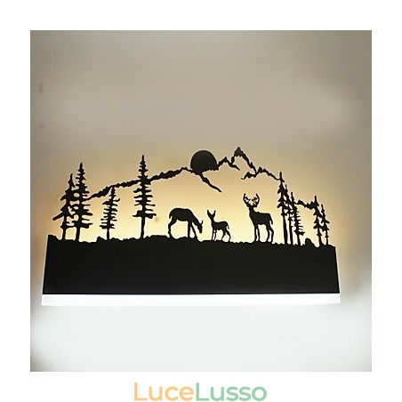 Funzionalità integrata per applique da parete con luce ambientale Applique da parete Funzionalità integrata per applique da parete con luce ambientale Applique da parete