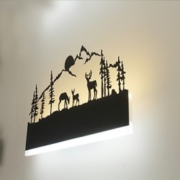 Funzionalità integrata per applique da parete con luce ambientale Applique da parete