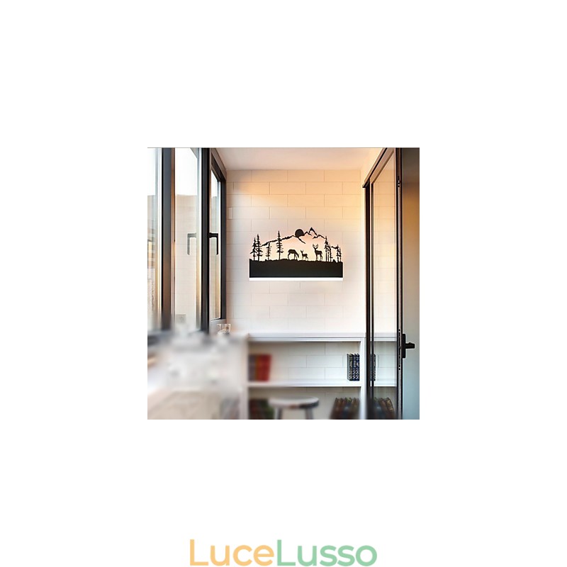 Funzionalità integrata per applique da parete con luce ambientale Applique da parete