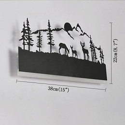 Funzionalità integrata per applique da parete con luce ambientale Applique da parete