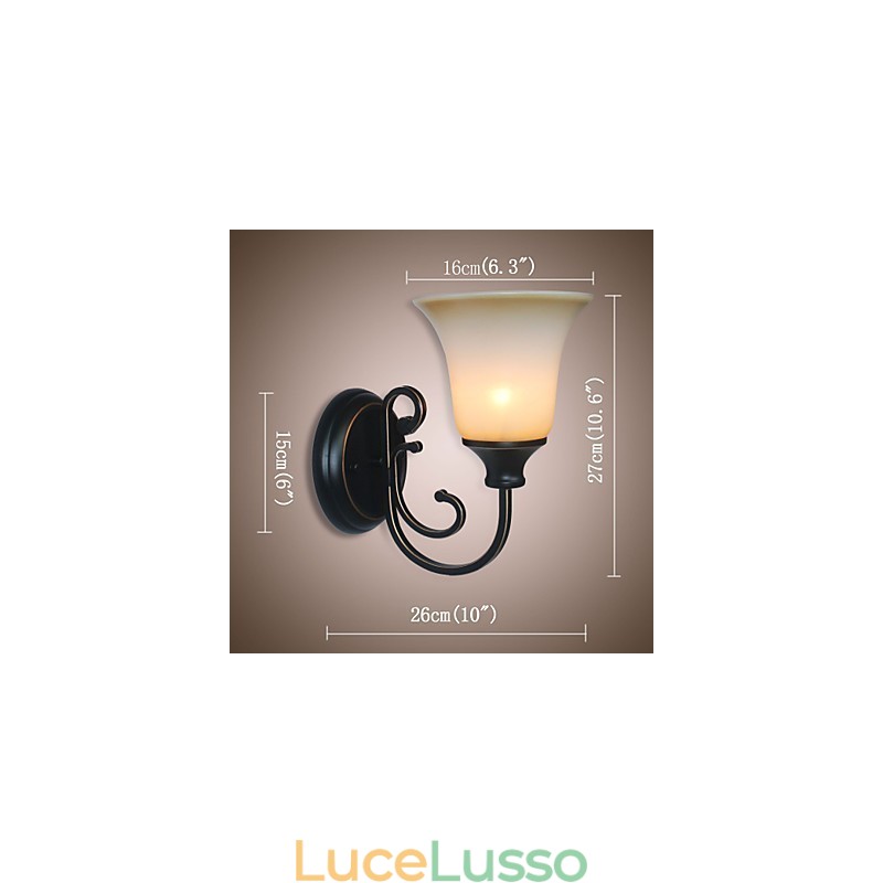 Lampada da parete antica Lampada da comodino Lampada da camera da letto Lampada da parete per corridoio Lampada da parete per scale Lampada da parete retrò per soggiorno