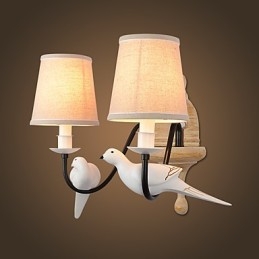 Applique da parete rustiche con luce ambientale, semplice e vintage, con pittura caratteristica