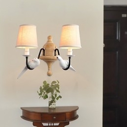 Applique da parete rustiche con luce ambientale, semplice e vintage, con pittura caratteristica